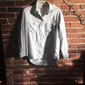 Madewell fuzzy cotton Button-Down